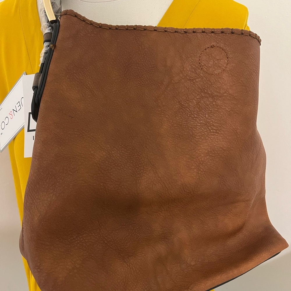 Brown Leather Shoulder Bag